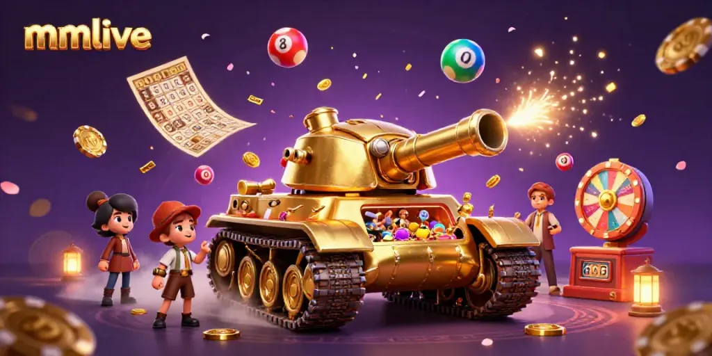Engage in mmlive's thrilling montage of lively casino experiences and lottery excitement.