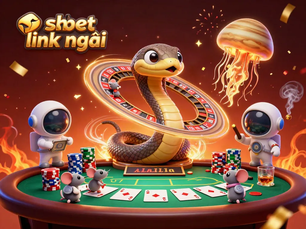 Place bets on casino rings with shbet link mới amidst a vibrant cosmic gambling scene.