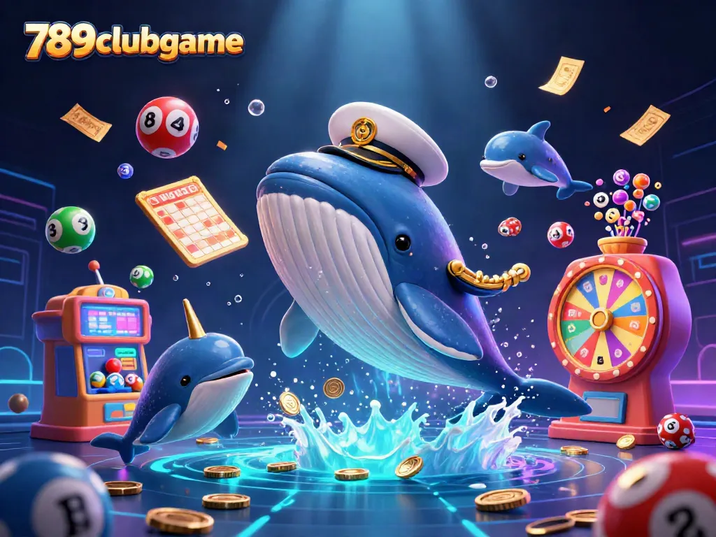 Catch thrilling rewards at 789clubgame with whales and dolphins amidst dynamic gaming elements.