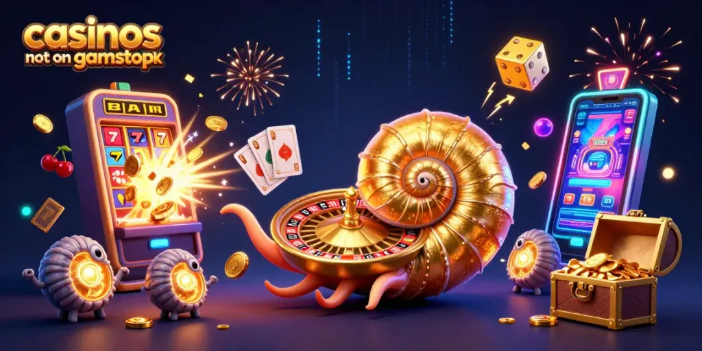 Engage in thrilling gameplay at casinos not on gamstop UK with vibrant 3D scene full of action.