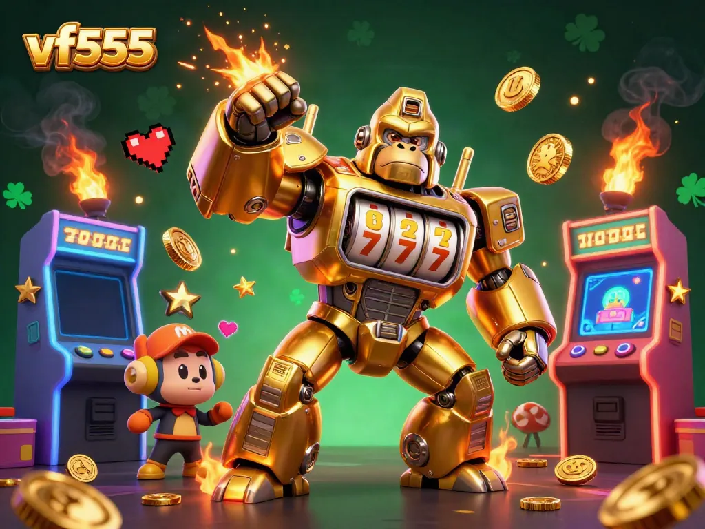 Experience thrilling wins with vf555 highlighted in a dynamic scene of gambling excitement