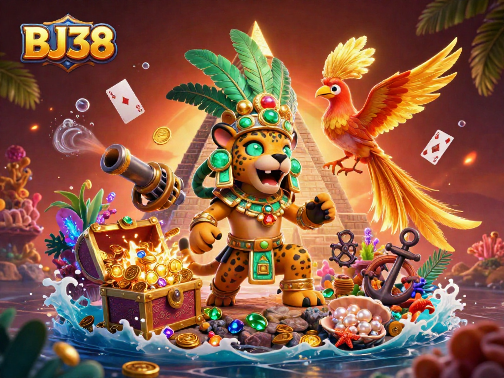 BJ38: Experience riveting adventures in online betting with vibrant gaming elements and dynamic characters.