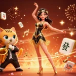 Sut88 engages players with dynamic casino fun featuring vibrant characters and game elements in a lively atmosphere.