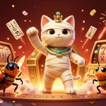 Engage with thrilling slots and jackpots at 79Z in this captivating casino illustration.