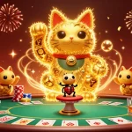 Discover the vibrant world of trang chủ F8BET with golden fireflies and intense casino action.