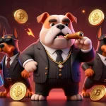 Engage with 11WIN's vibrant casino world featuring a mafia bulldog and crypto excitement.