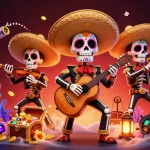 The illustration showcases nền tảng sunwin with vibrant mariachis, exhilarating game elements, and a casino atmosphere.
