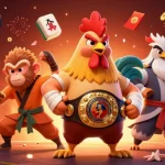 Celebrate wins and play with Link vào fabet in this vibrant casino illustration packed with action and exciting details.