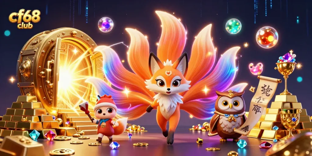 Win big at cf68 club with a vibrant, magical casino scene filled with treasures.