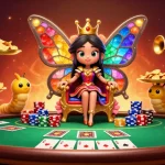 Experience the thrill with space9 casino's dazzling gaming scene and royal butterfly queen.