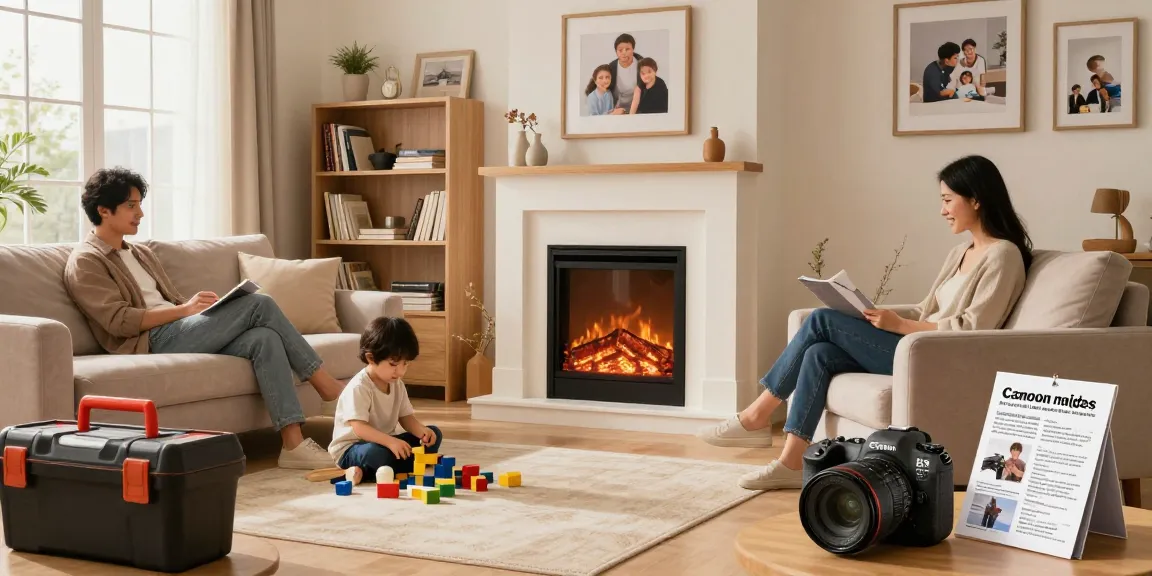 Warm family living room highlighting boiler repair specialists' materials and comfortable ambiance.