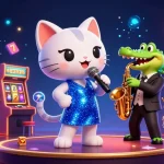 Engage with 59G's vibrant gaming action featuring dynamic characters in a lively casino.