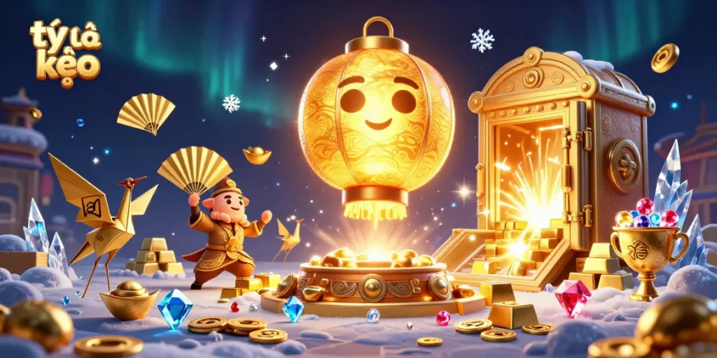 Engage with tỷ lệ kèo while exploring vibrant 3D illustrations of casino magic and luck.