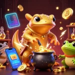Experience the thrilling world of LX88 with golden animations and neon elements in a vibrant casino setting.