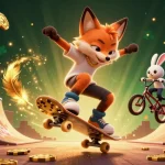 Experience the thrill of gameplay at slot resmi with vibrant 3D characters and casino symbols.