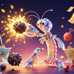Experience thrilling slots and jackpots with cika4d in this vibrant, game-packed 3D scene.