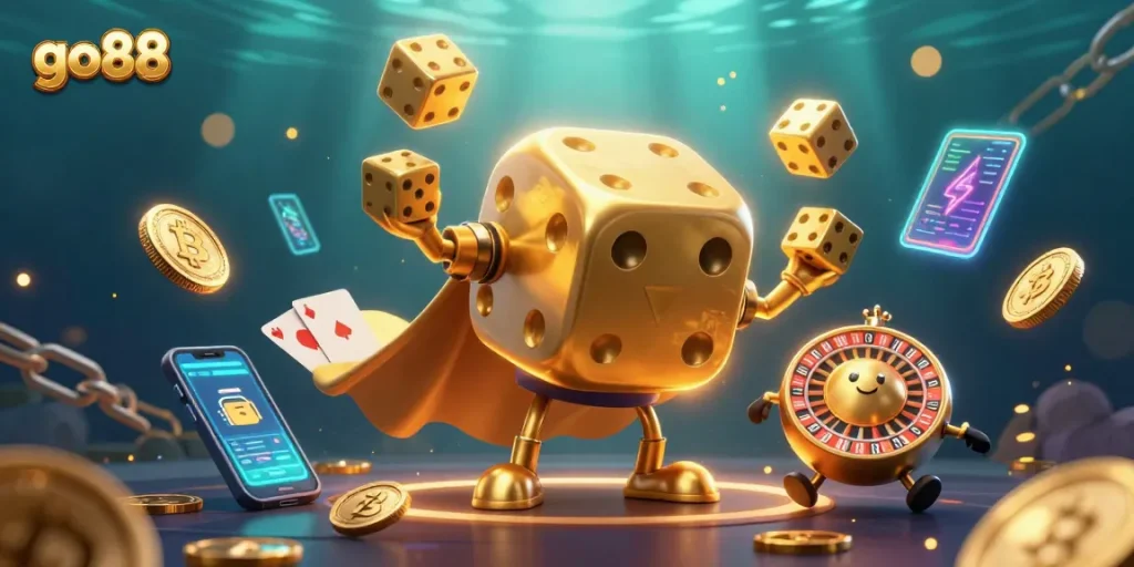 Experience winning gameplay strategies at go88 with vibrant casino characters and elements.