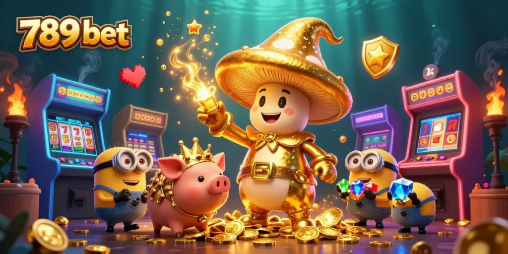 Experience winning thrills at 789 bet with vibrant 3D casino adventure filled with treasures.