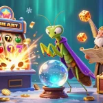 Experience thrilling jackpot wins with king88's vibrant 3D casino illustration featuring animated fortune tellers and slot machine action.