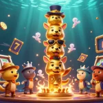 Engage with thrilling slot games featuring dynamic reels and gold coins swirling around!
