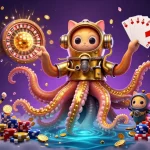 Engage with link vào du88 and discover thrilling casino adventures amidst a mythical scene.