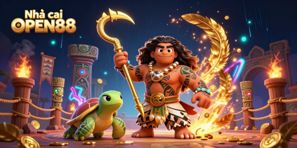Engage with Nhà cái OPEN88's vibrant 3D casino world featuring dynamic characters and exciting gameplay elements.