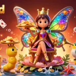 Experience tikus4d magic with a vibrant 3D casino scene full of treasures and lively characters.