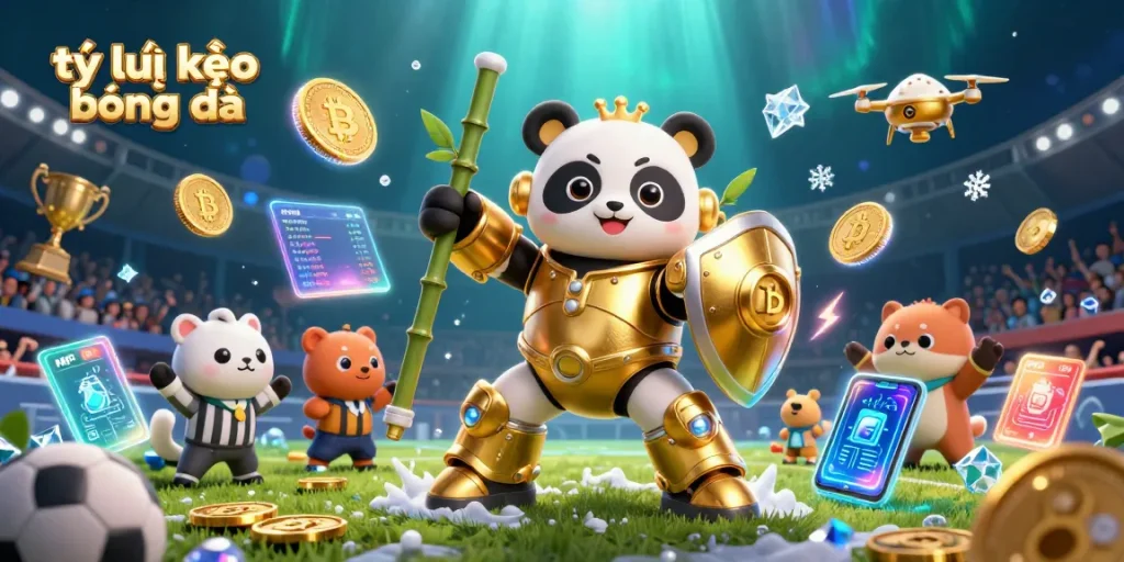 Engage with tỷ lệ kèo bóng đá in a vibrant casino-themed digital painting showcasing sports betting elements.