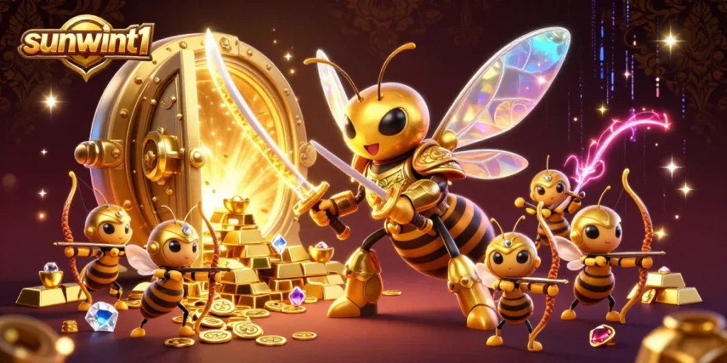 Experience exhilarating wins with sunwint1 in an ultra-detailed 3D casino environment filled with treasures.